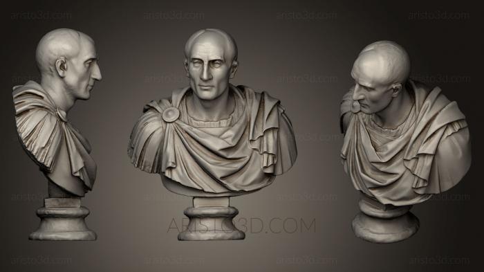 Busts and heads antique and historical (BUSTA_0538) 3D model for CNC machine